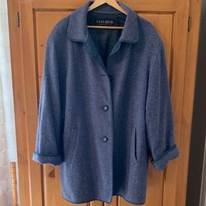 Wool blue coat sz 16-18